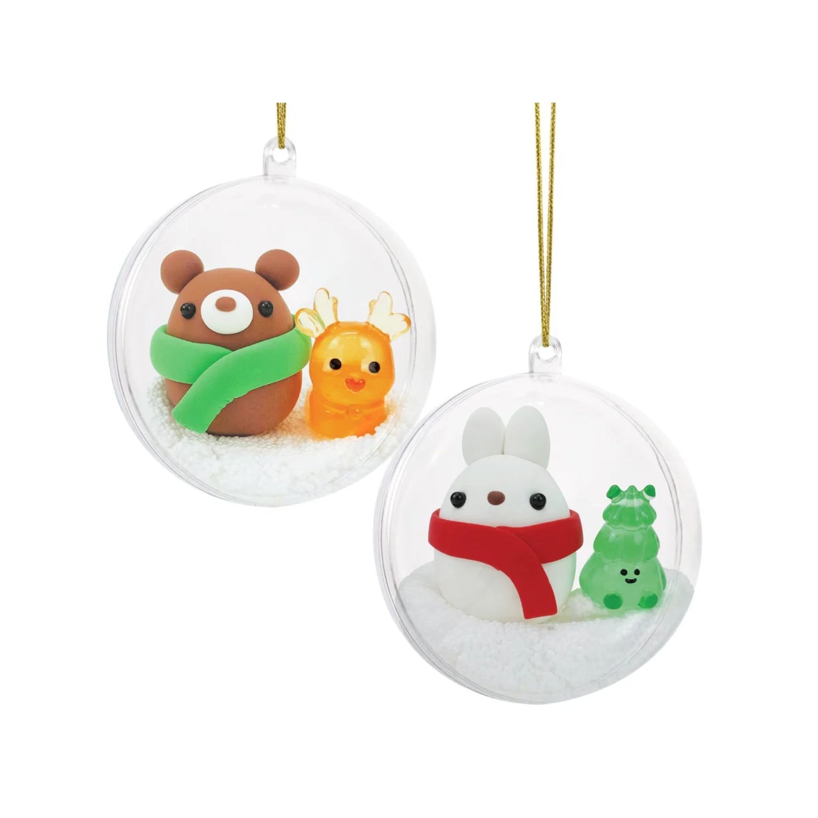 Clay Craft Ornament Kit - Bear & Bunny