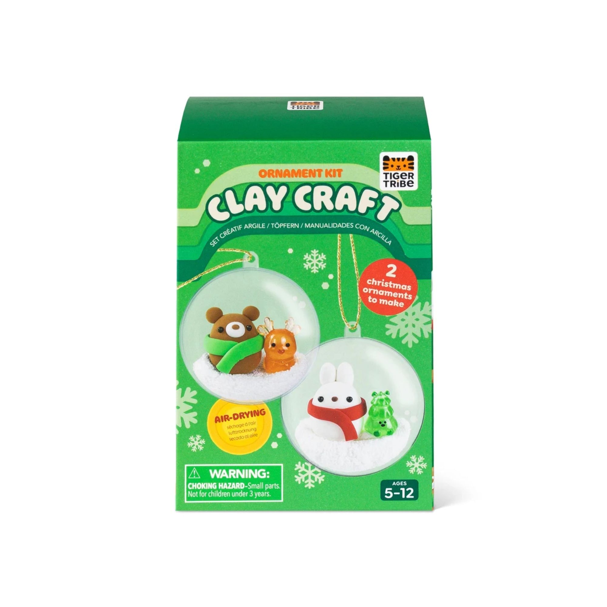 Clay Craft Ornament Kit - Bear &amp; Bunny