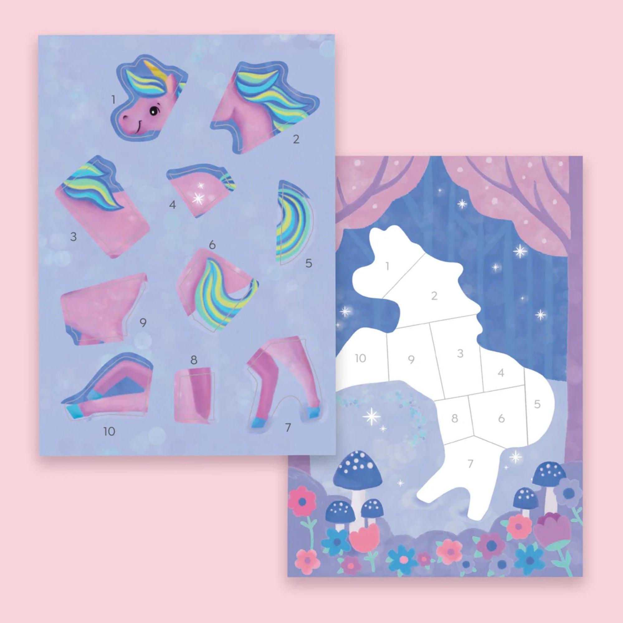 Sticker By Numbers Magical Garden