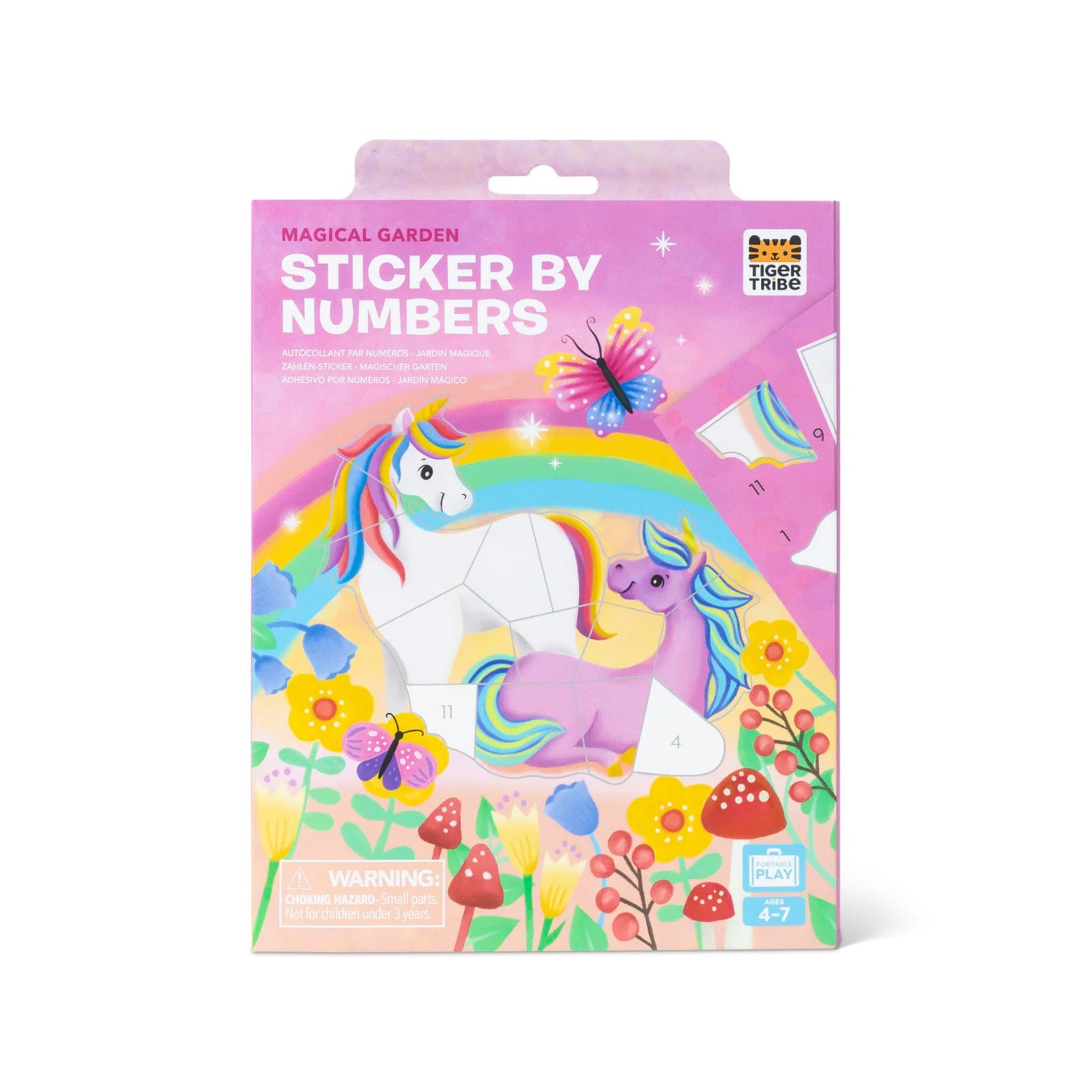 Sticker By Numbers Magical Garden