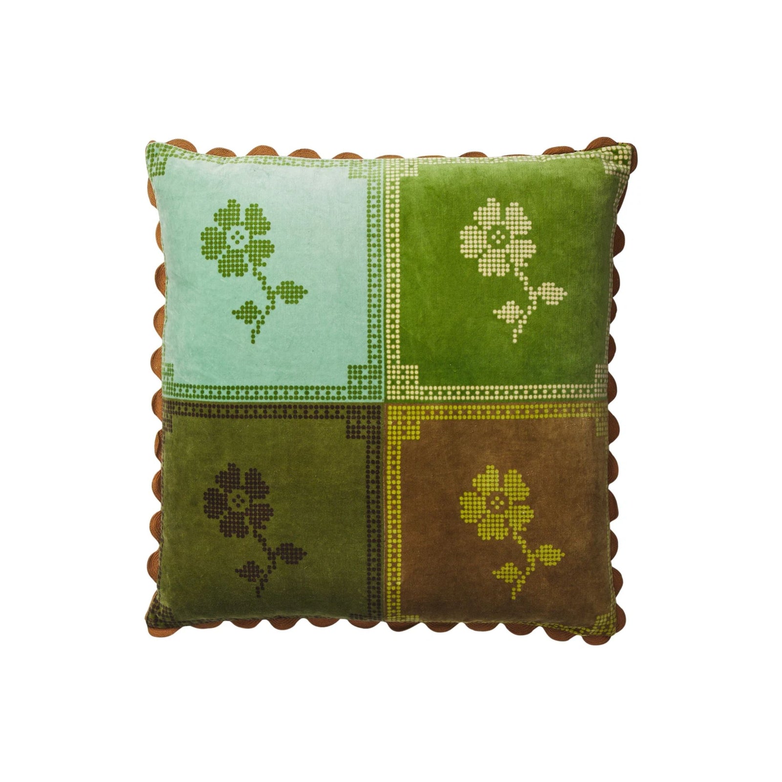 Bonny Reversible Velvet Cushion Tigers Eye