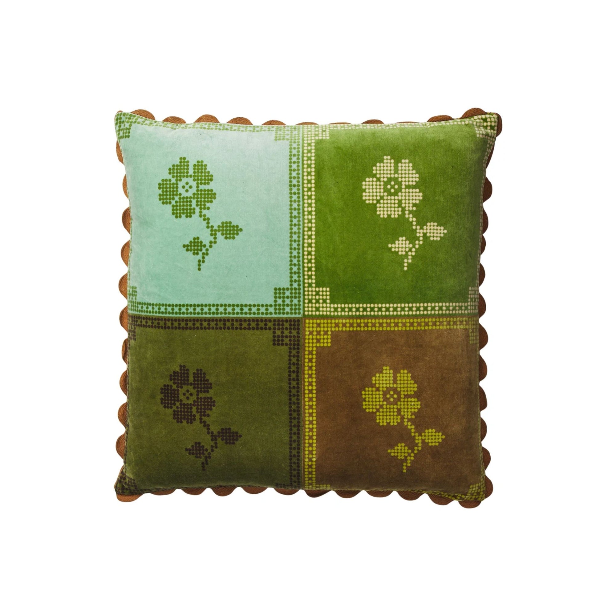 Bonny Reversible Velvet Cushion Tigers Eye