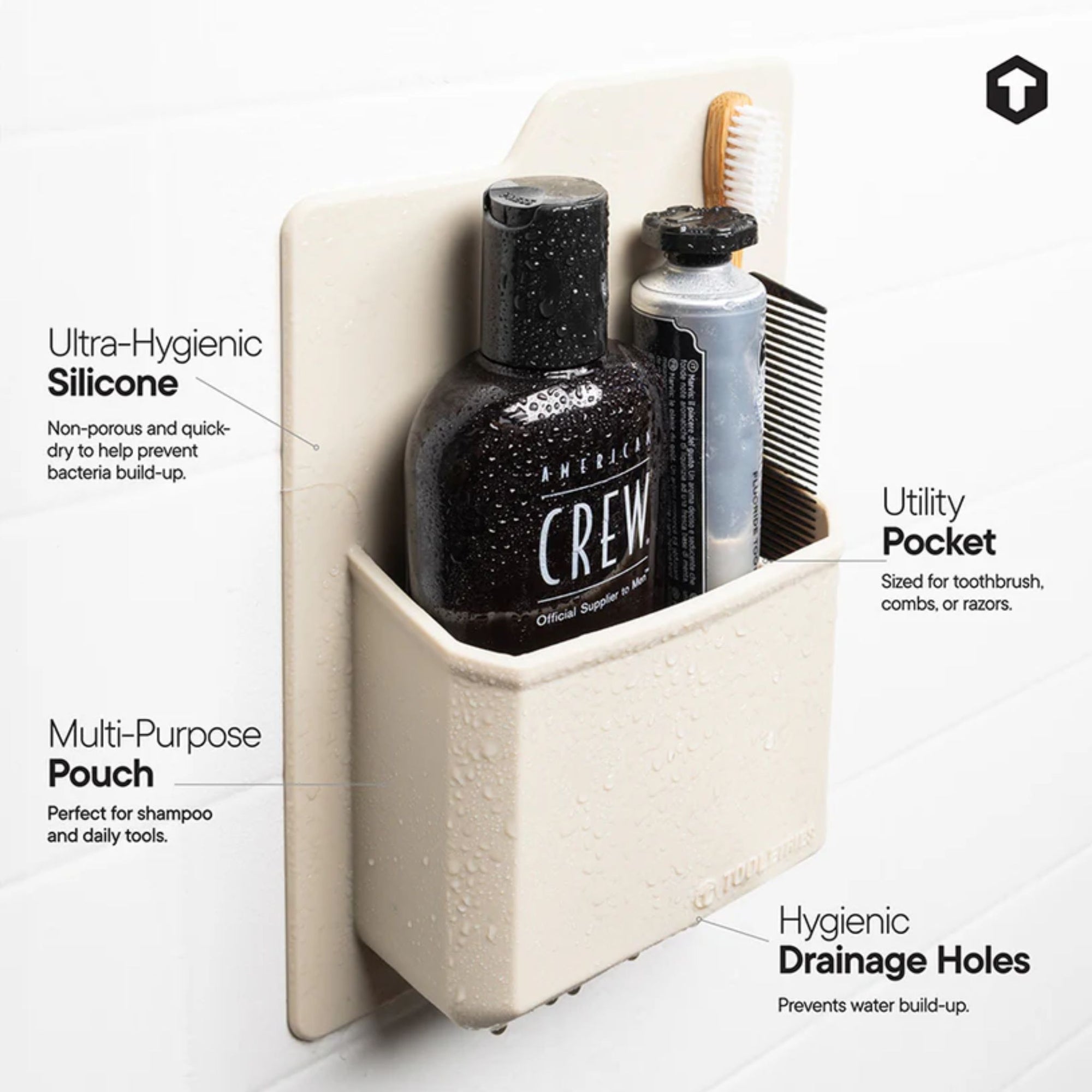 The James Toiletry Organiser Sand
