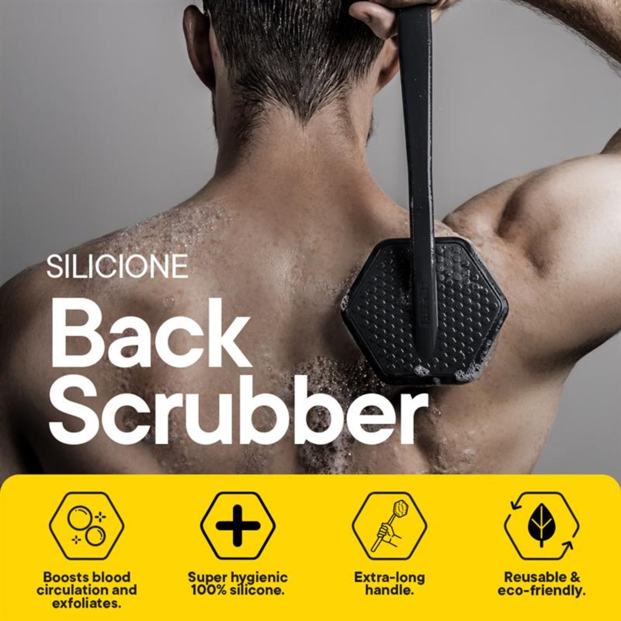 The Back Scrubber Charcoal