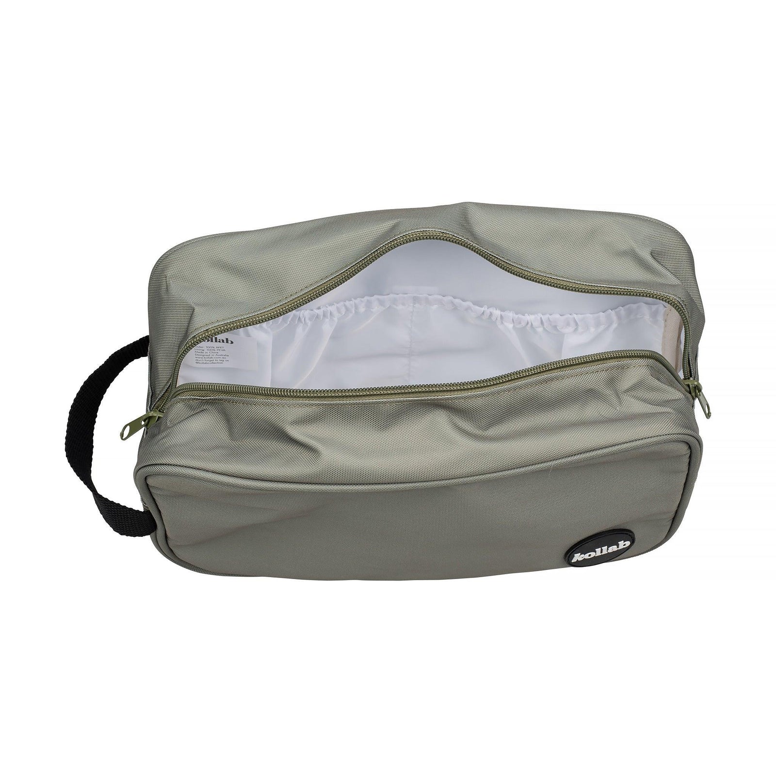 Travel Bag Khaki Black