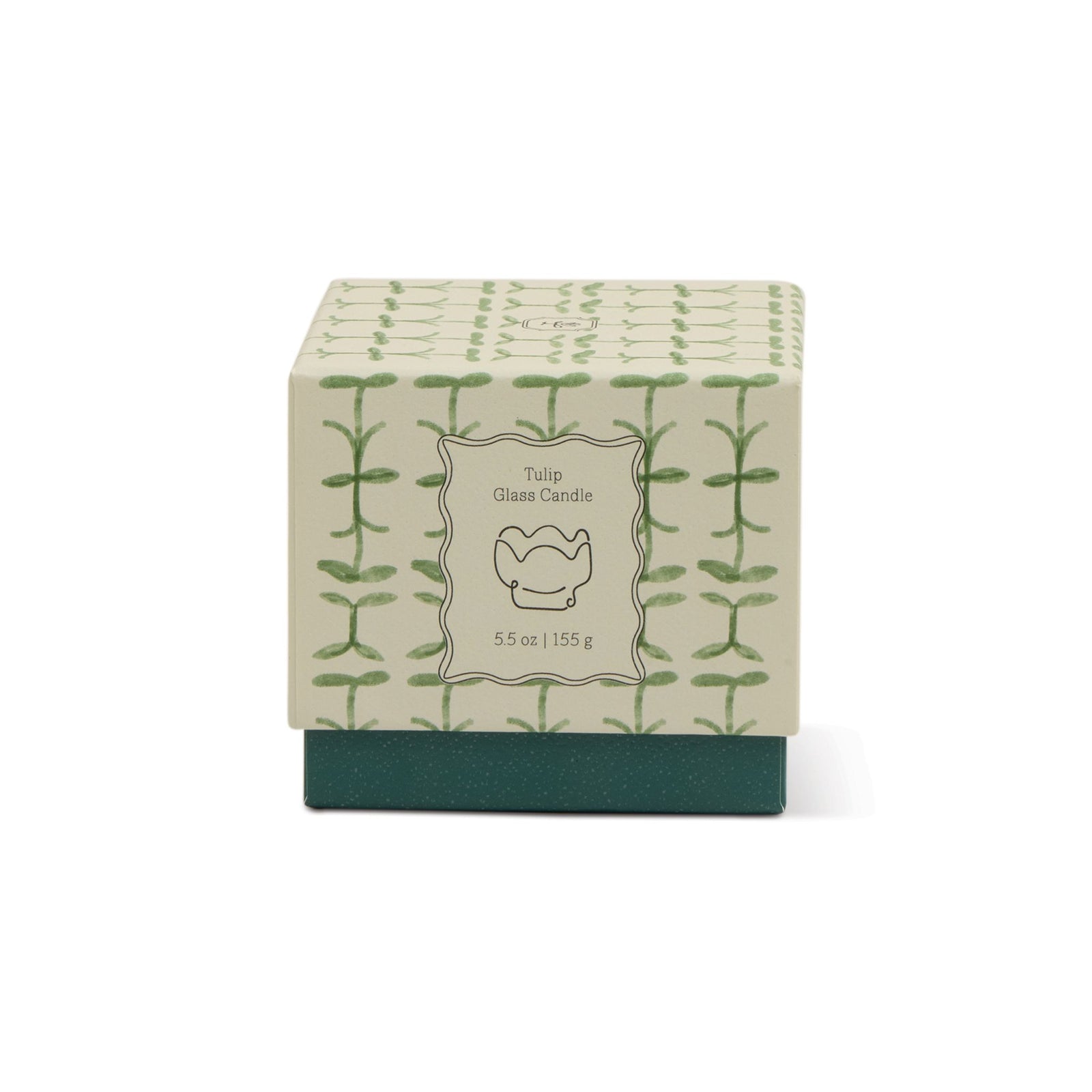 Tulip Glass Candle - Verbena & Lemongrass