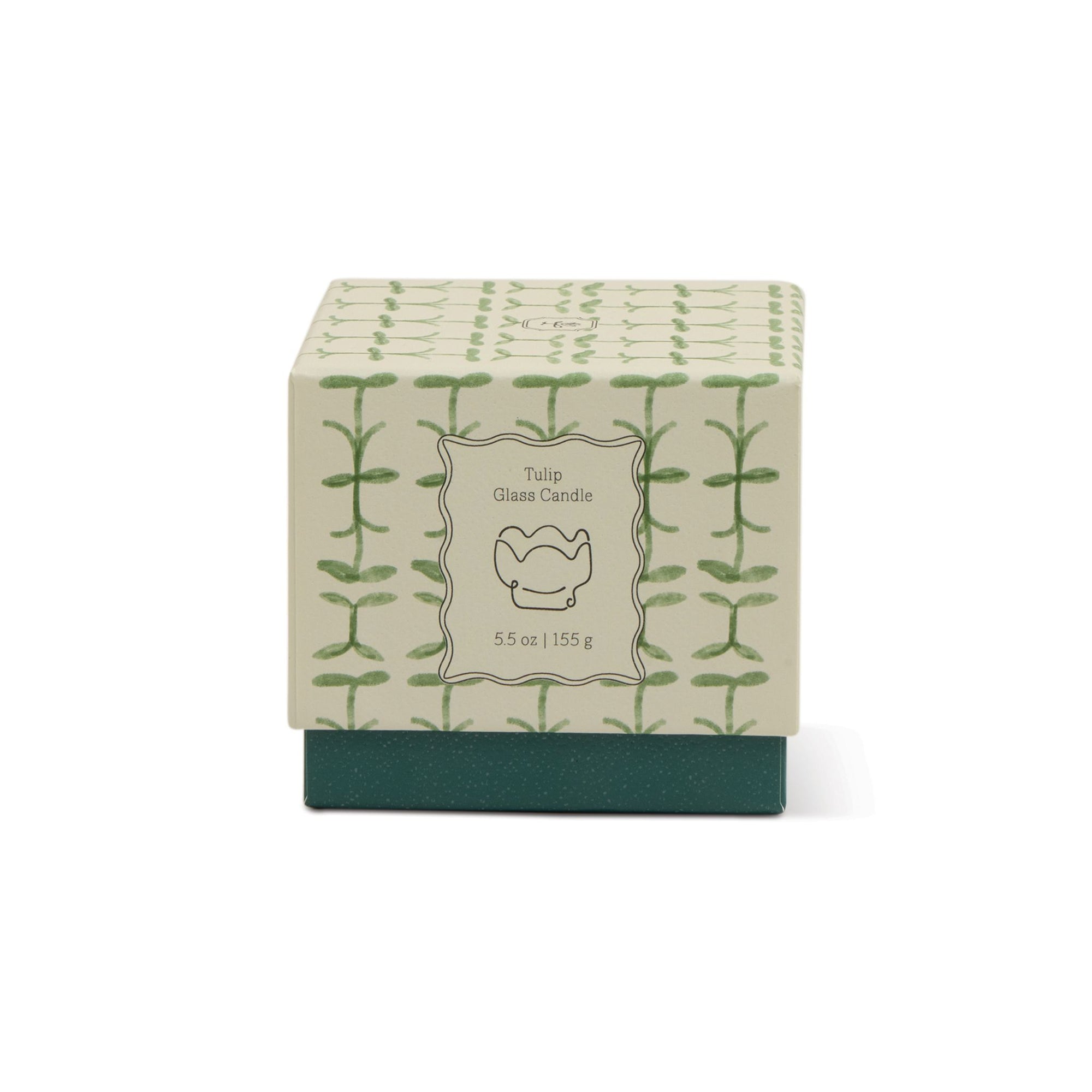 Tulip Glass Candle - Verbena &amp; Lemongrass