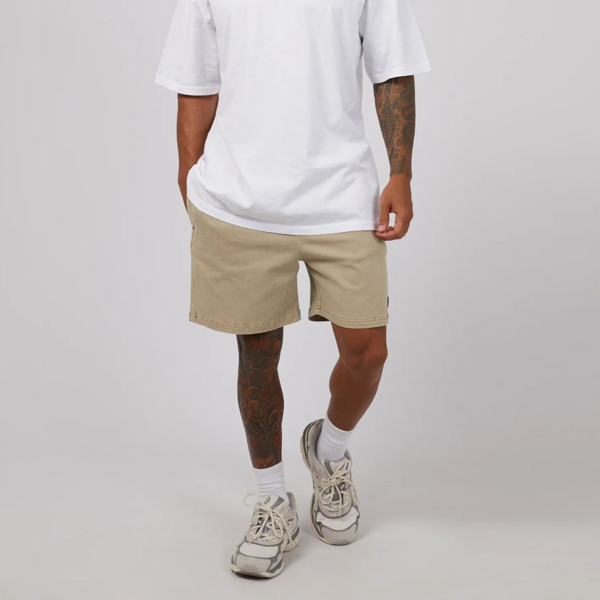 Twill Jogger Short