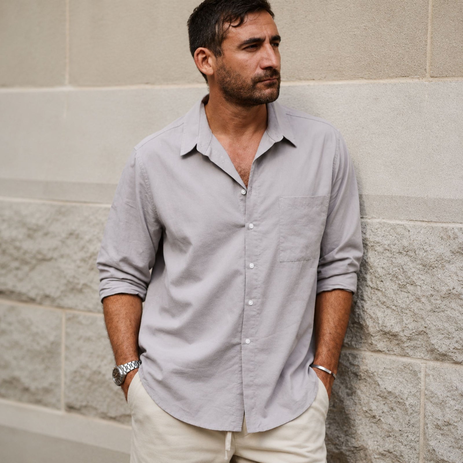 Valley Poplin Long Sleeve Shirt