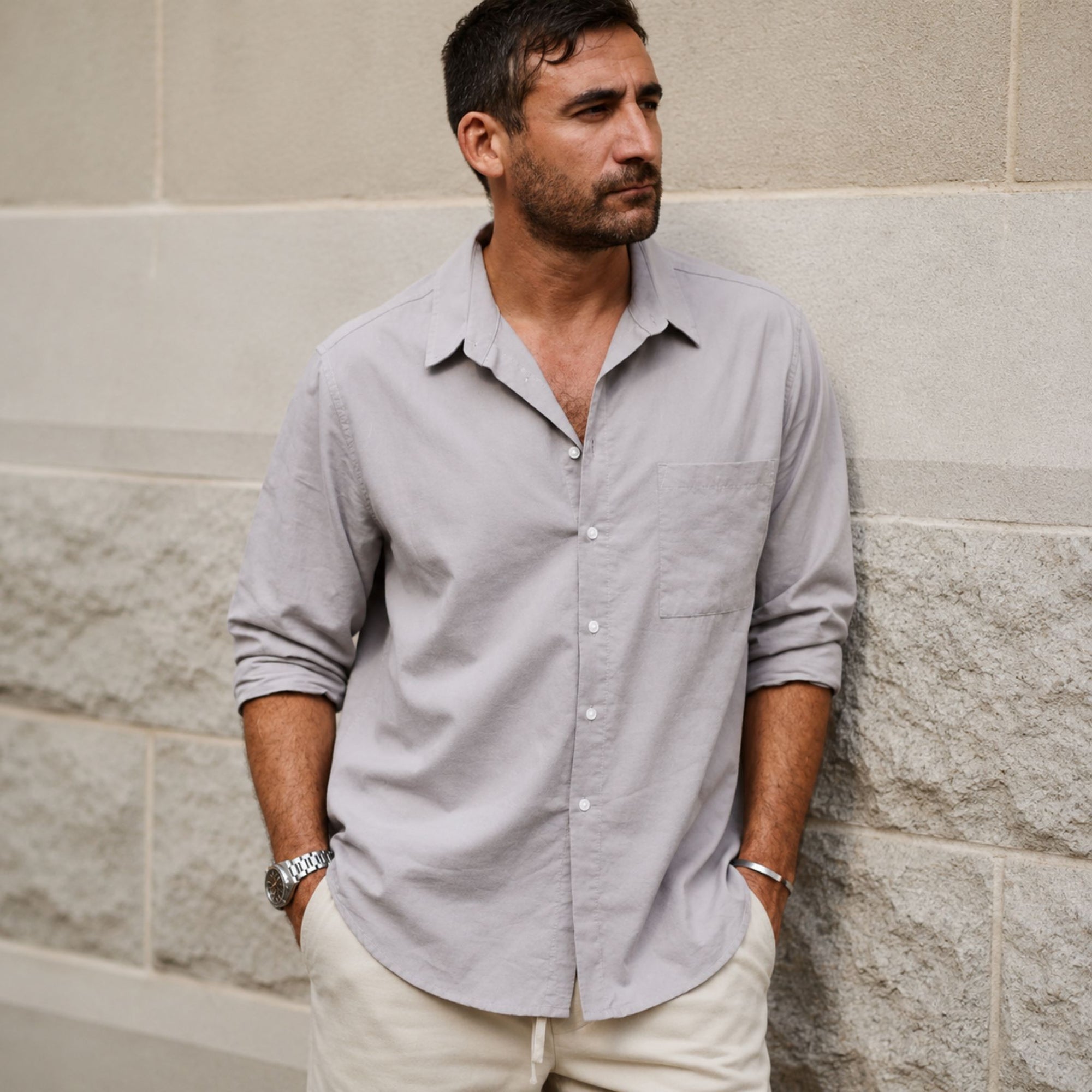 Valley Poplin Long Sleeve Shirt