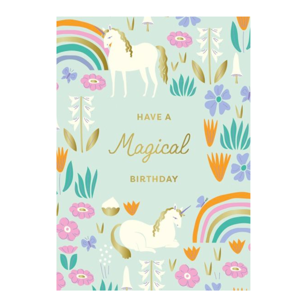 Happy Birthday Unicorns Card