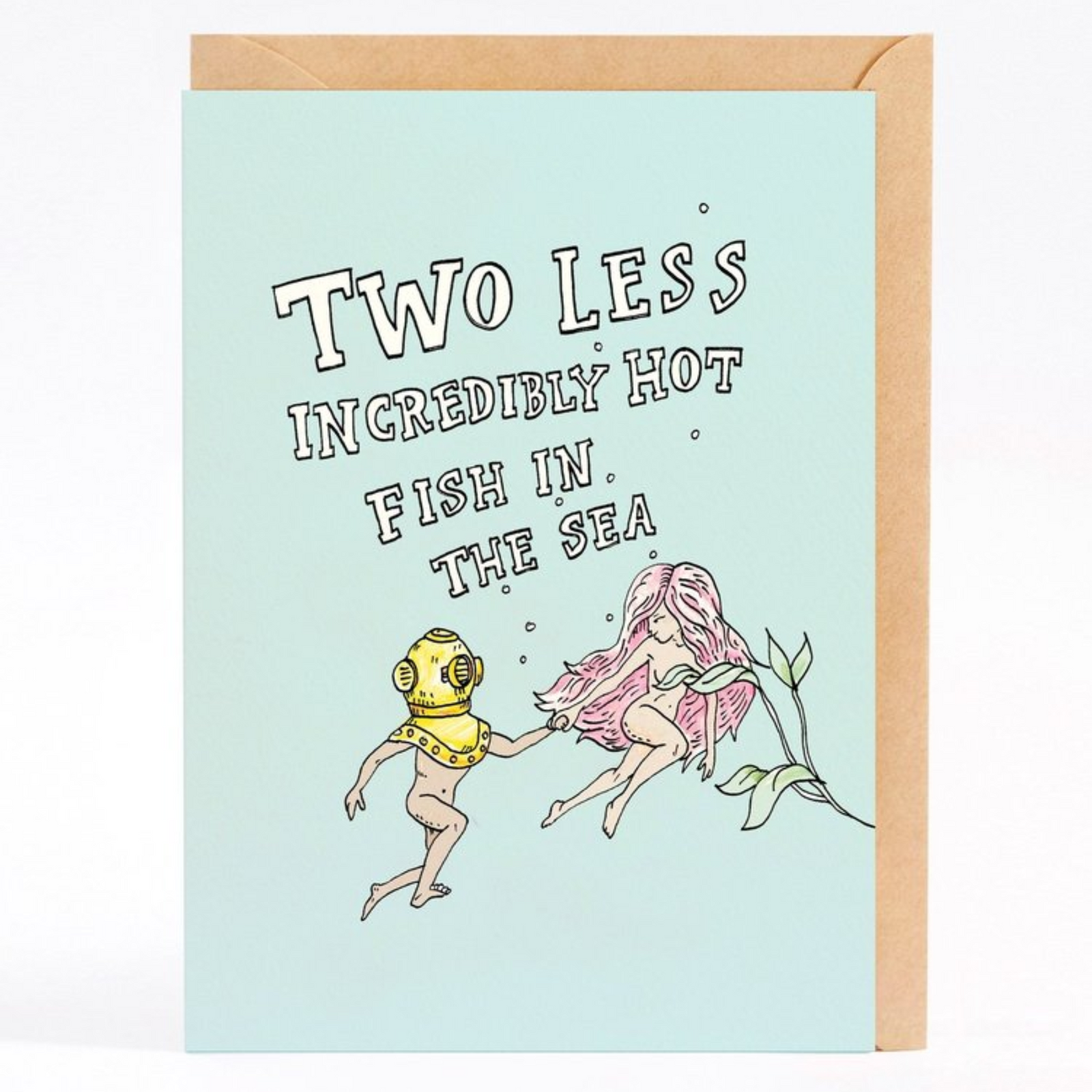 Greeting Card Hot Fish