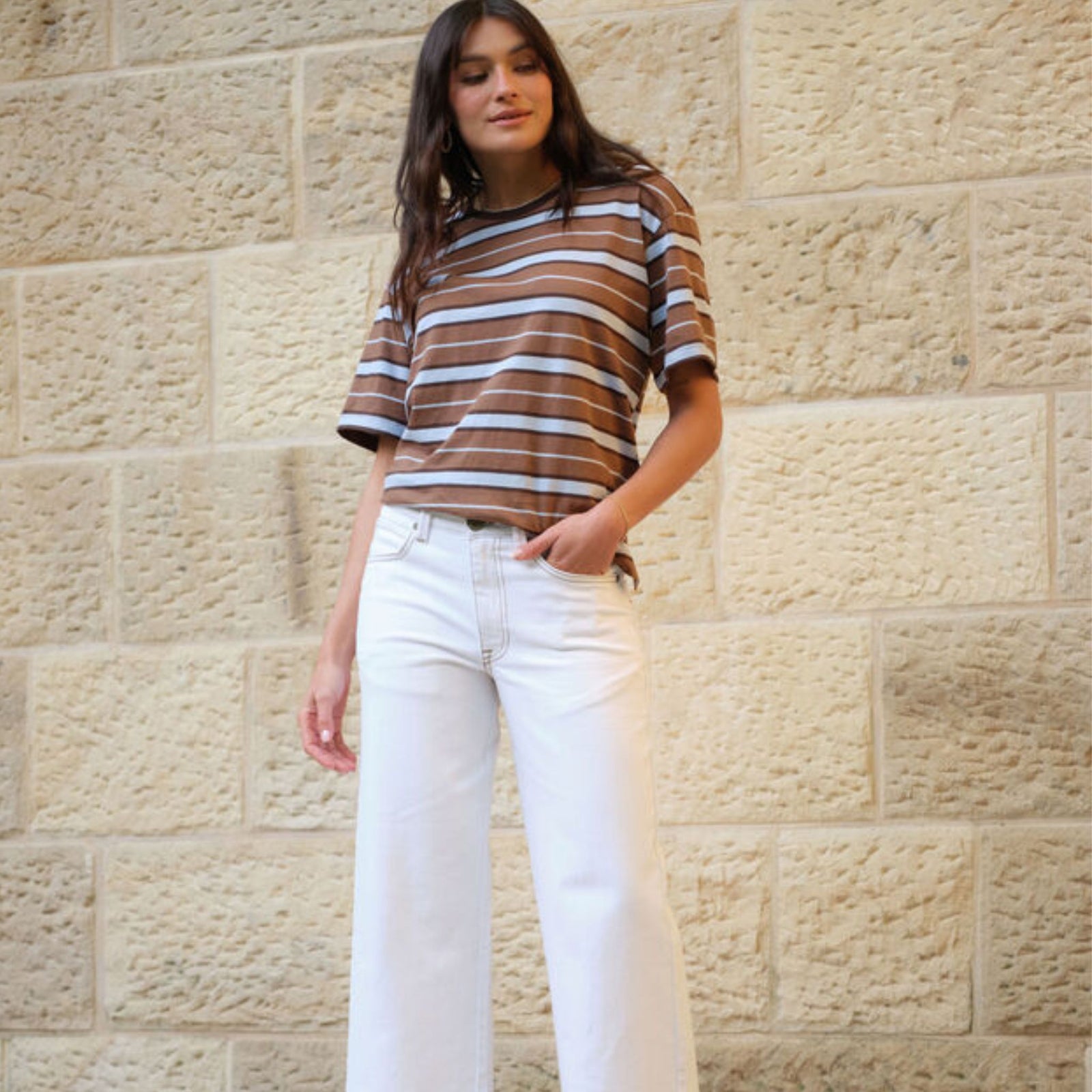 Jude Wide Leg Crop Jean