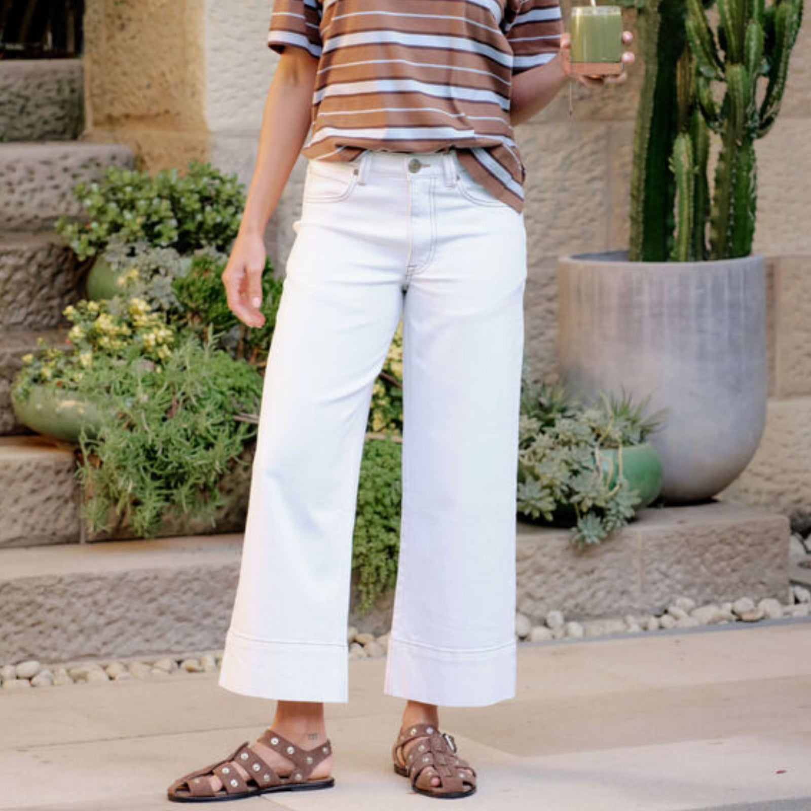 Jude Wide Leg Crop Jean