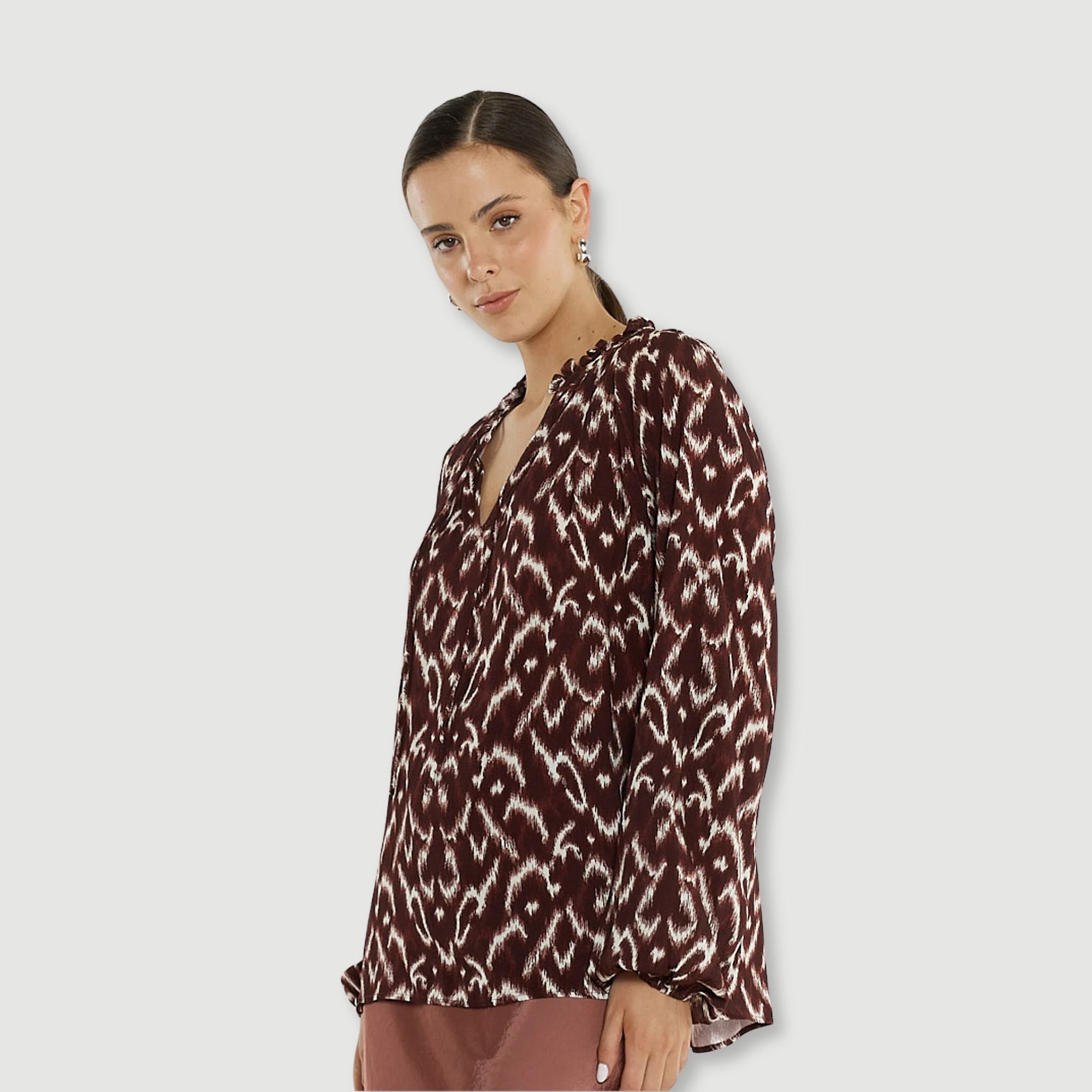 Willow Tie front Blouse