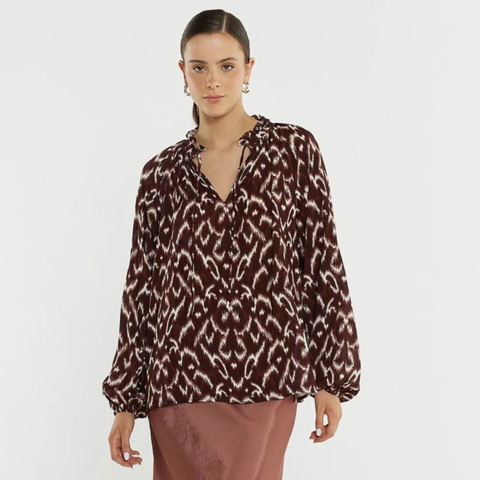 Willow Tie front Blouse