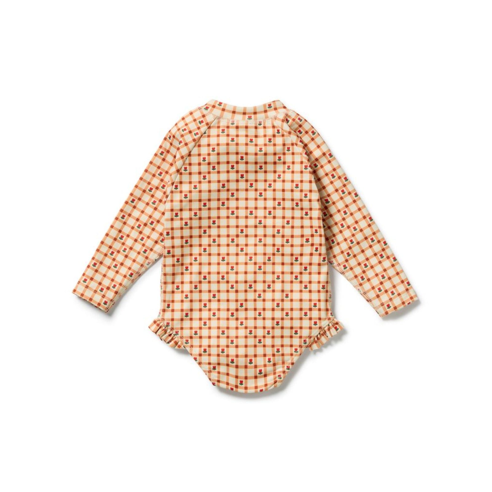 Checkerberry Long Sleeved Swimsuit