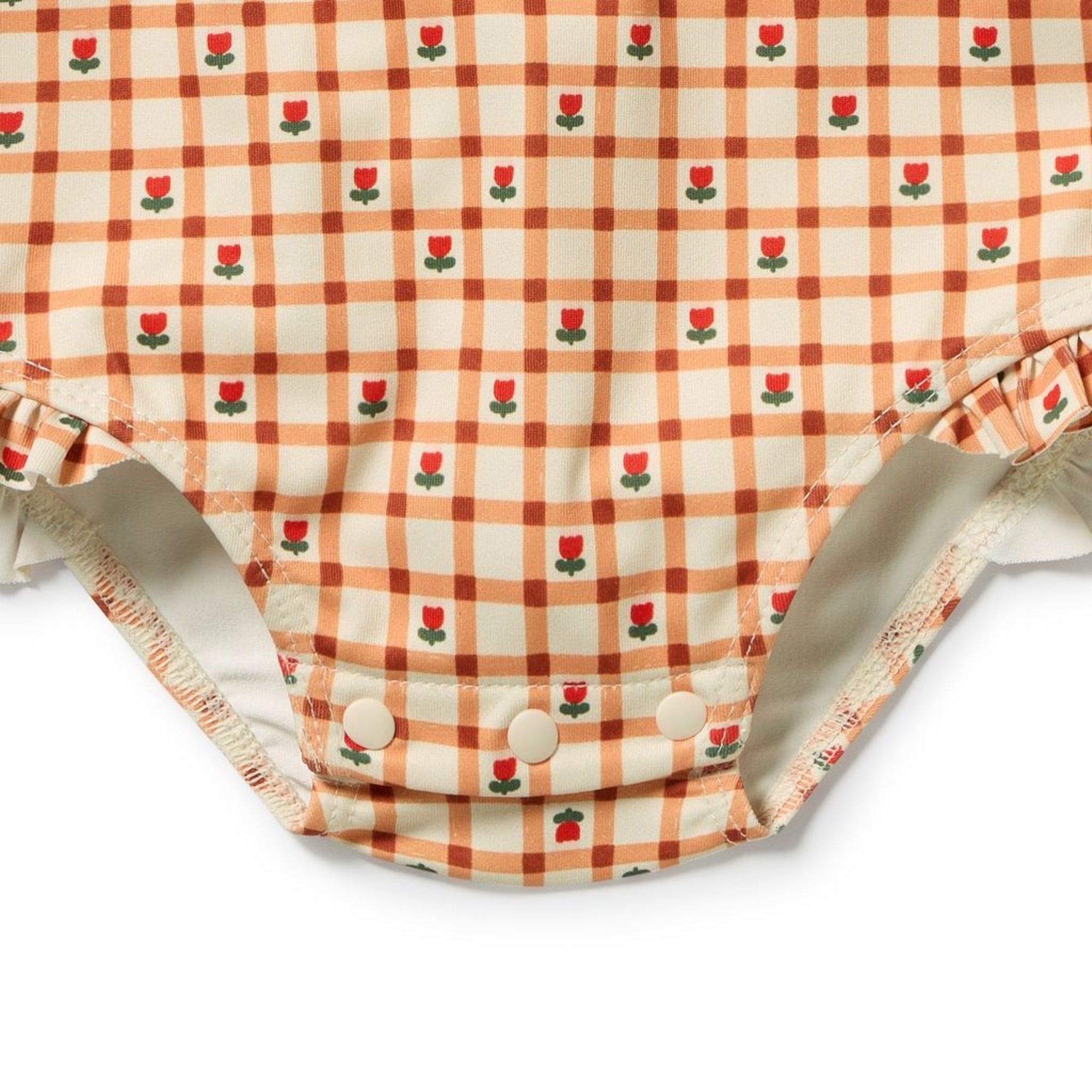 Checkerberry Long Sleeved Swimsuit