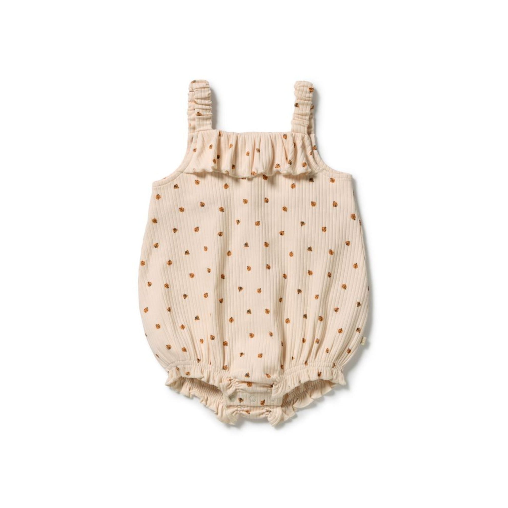 Little Lady Bugs Organic Playsuit