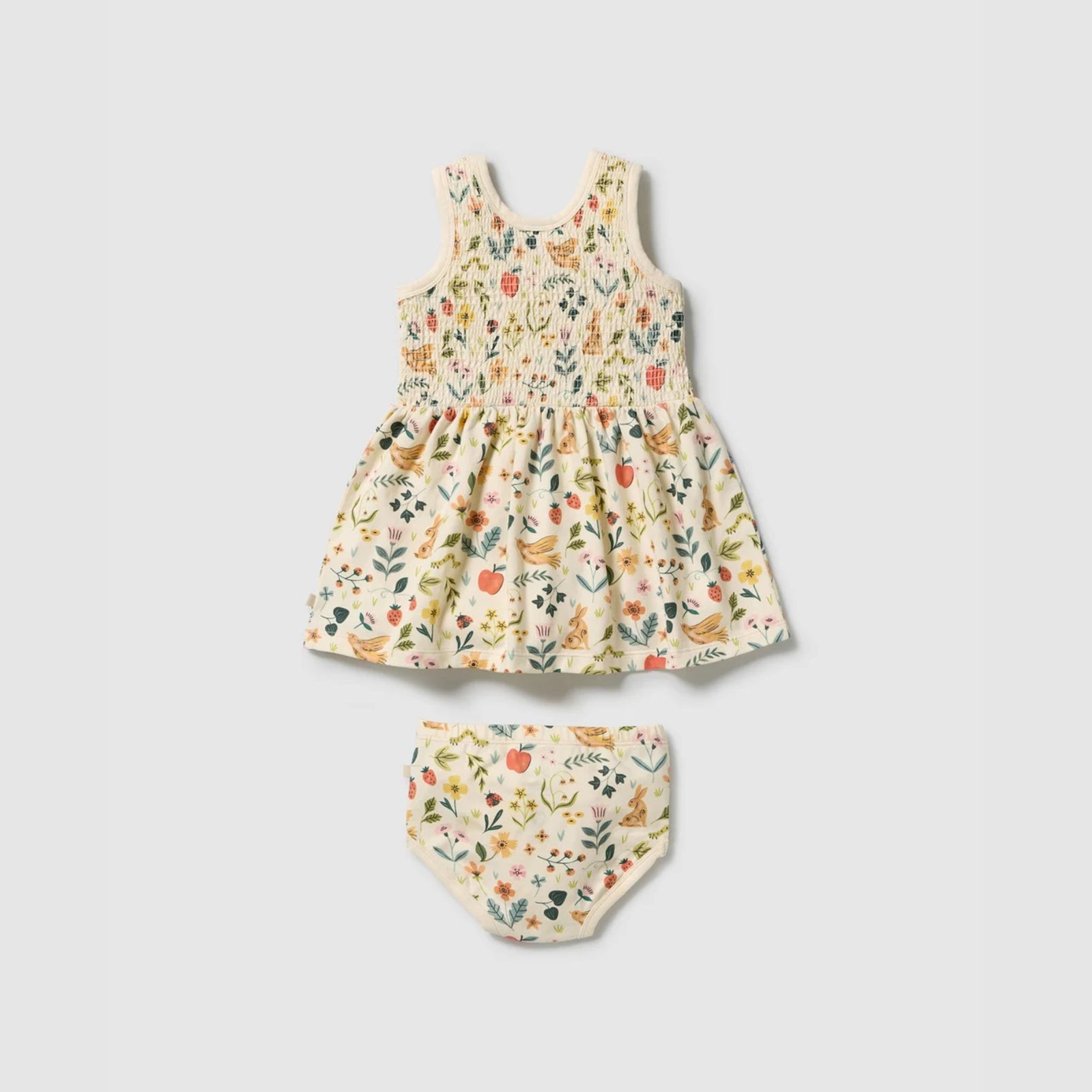 Summer Garden Organic Dress Set