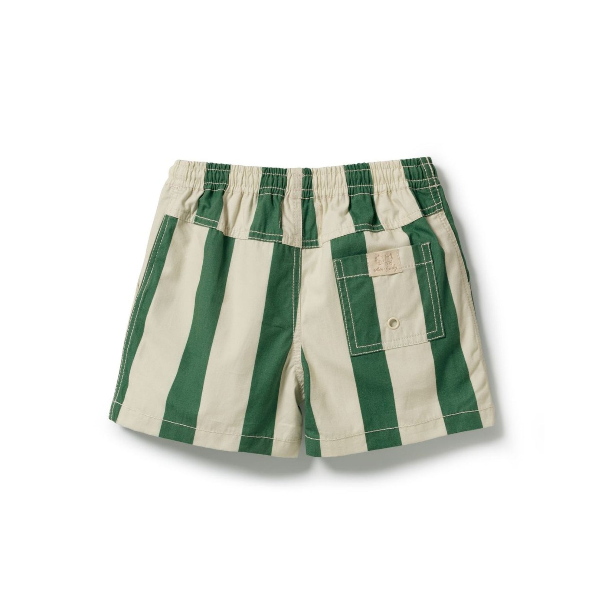 Lagoon Stripe Swim Board Short