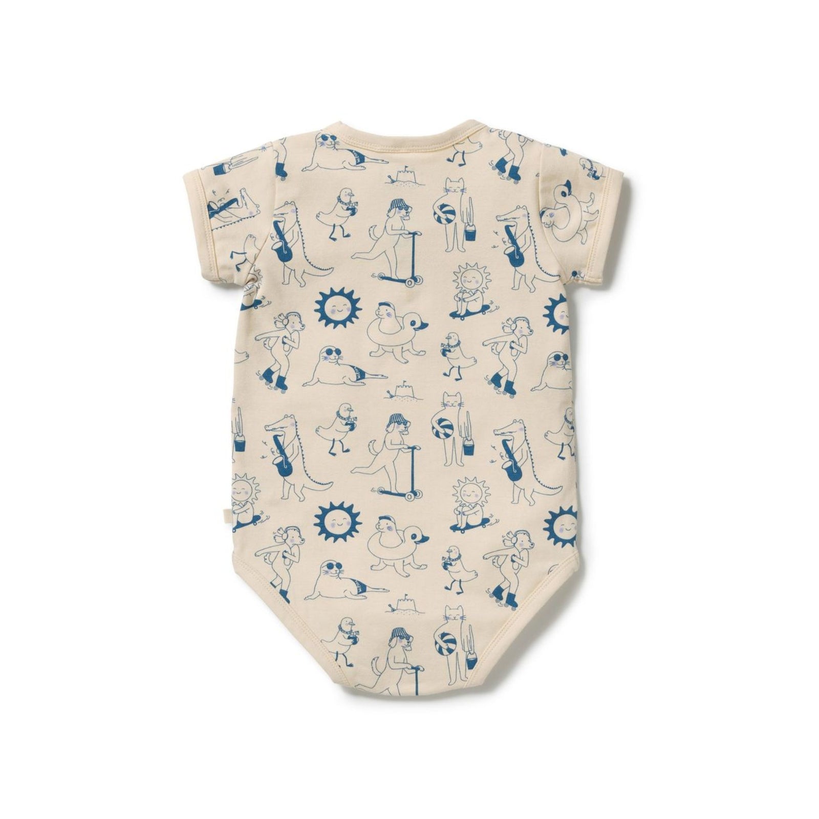 Tout Esr Magique Organic Henley Bodysuit