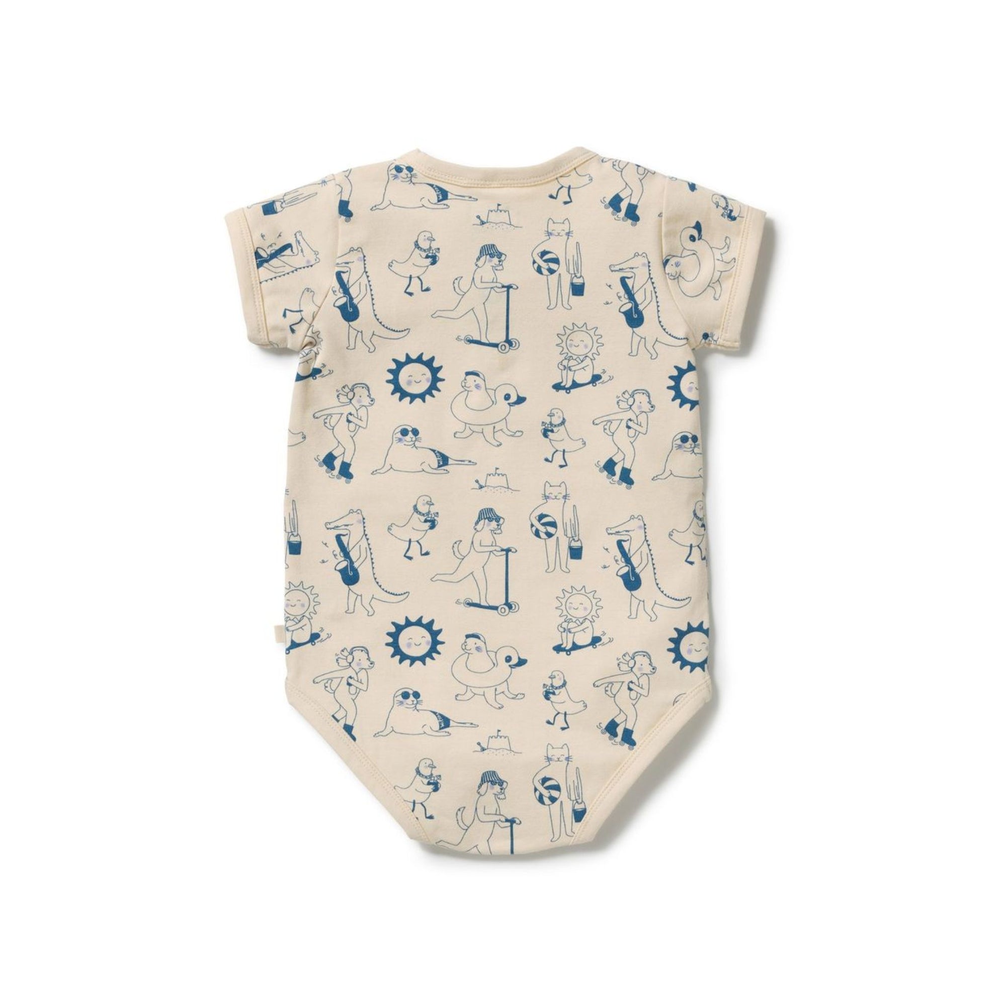 Tout Esr Magique Organic Henley Bodysuit