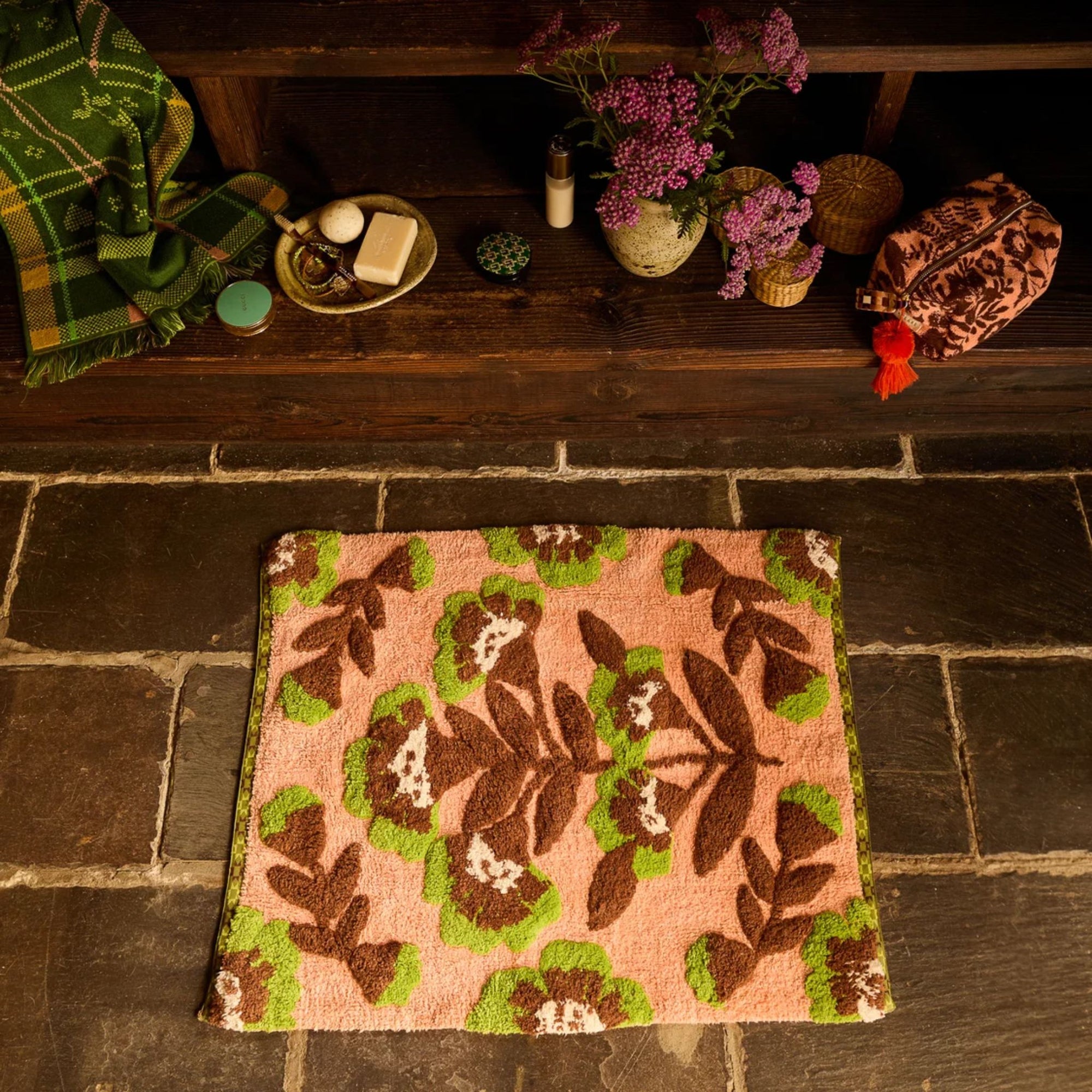 Winona Bath Mat Carnelian