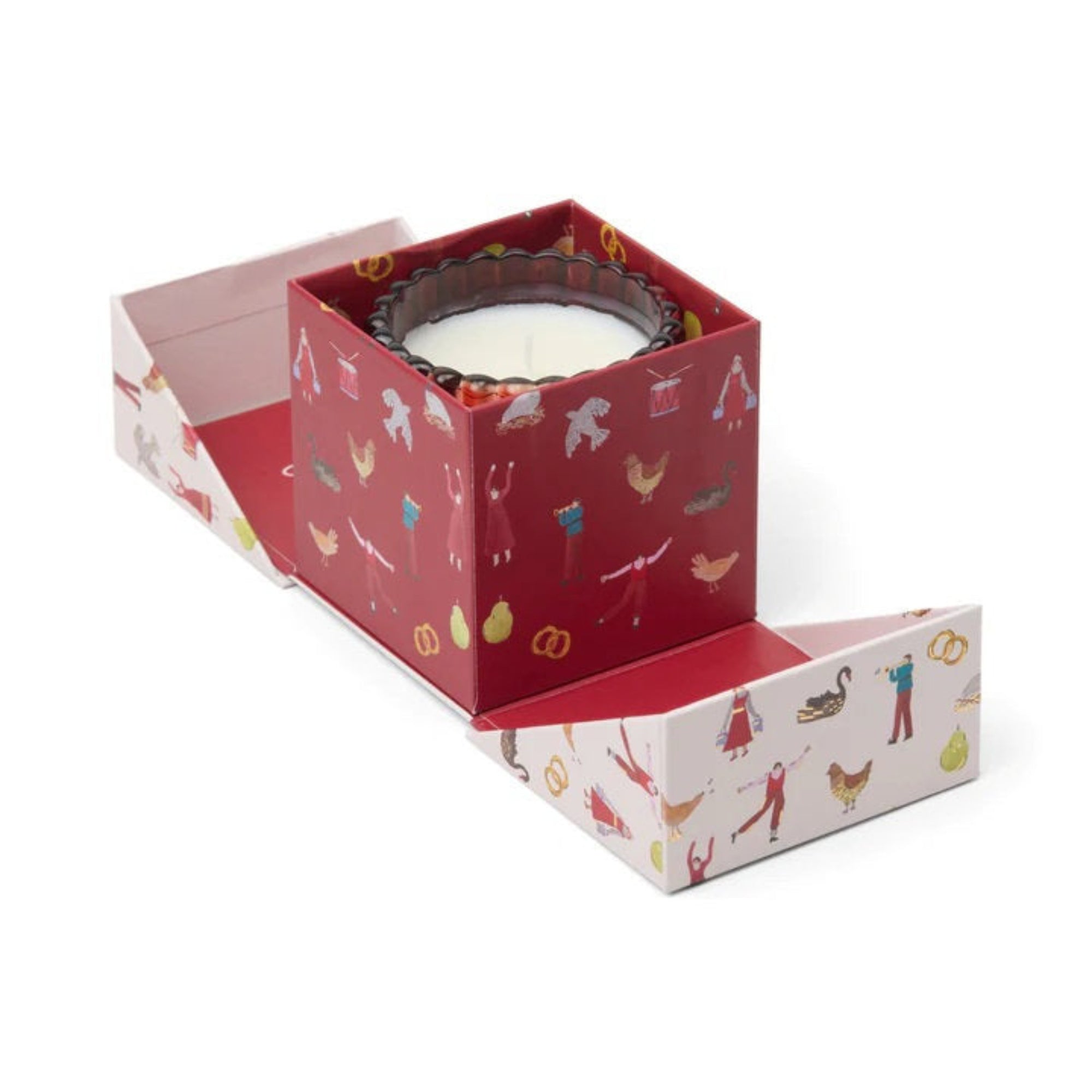 Christmas Glass Candle Winter Berry
