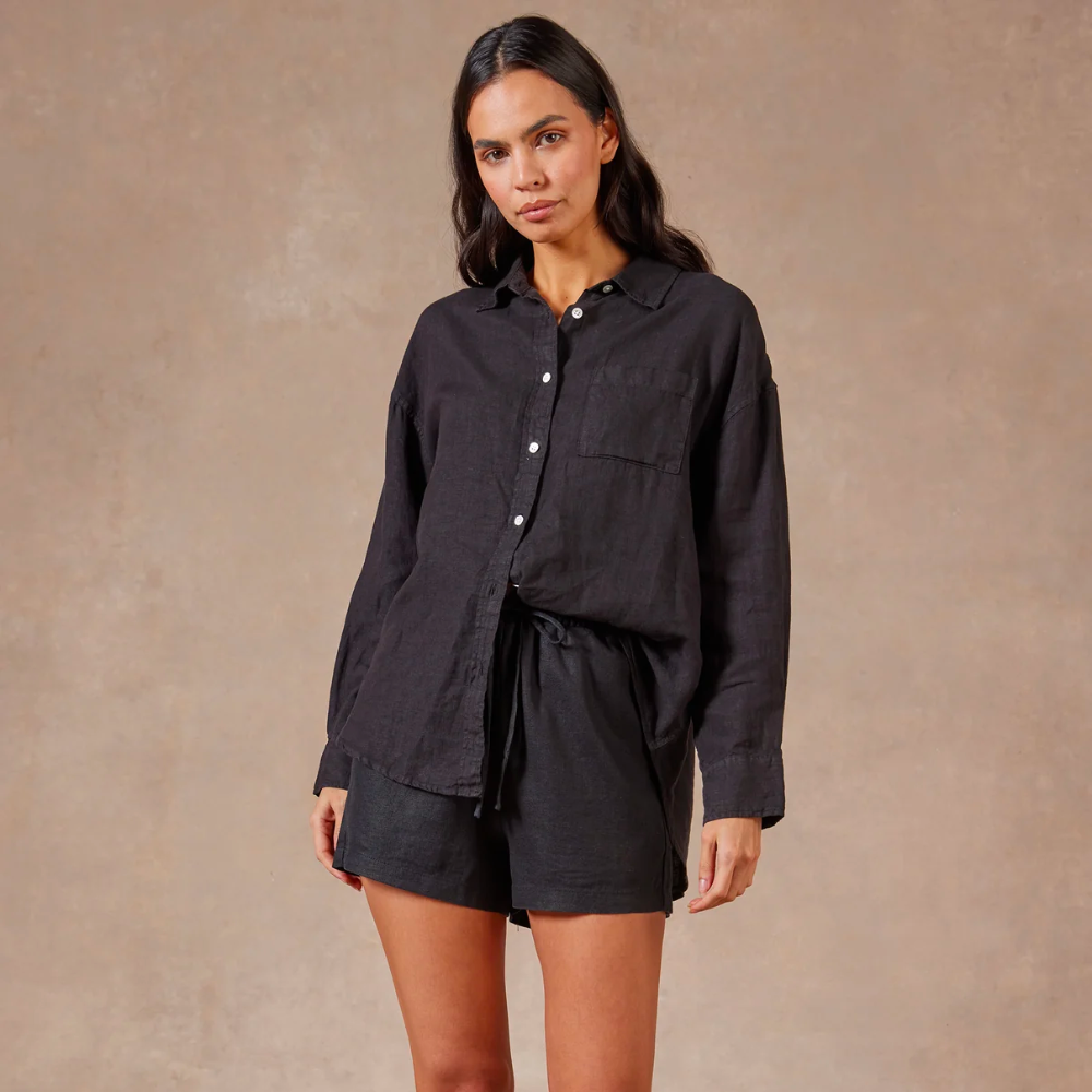 Womens Riviera Linen Short