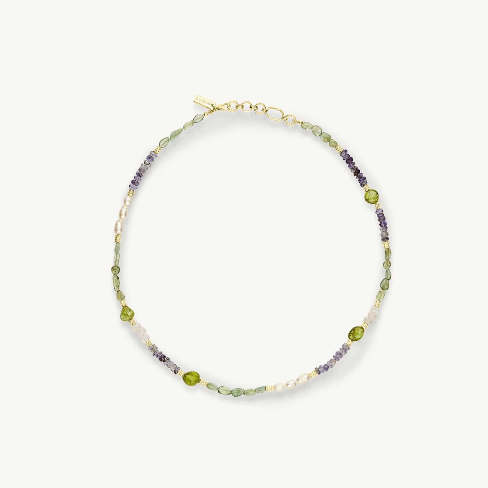 Wren Gold Beaded Necklace