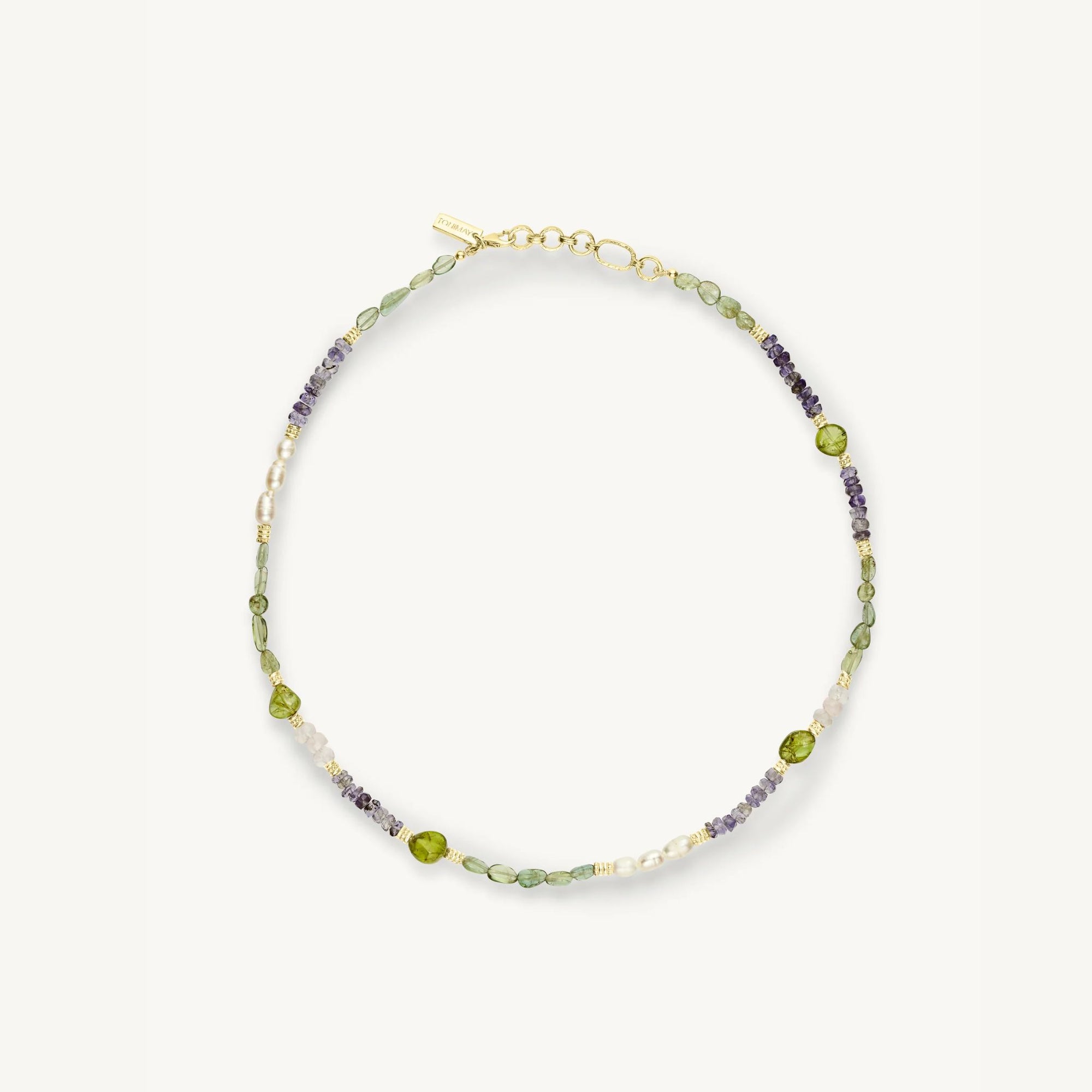 Wren Gold Beaded Necklace