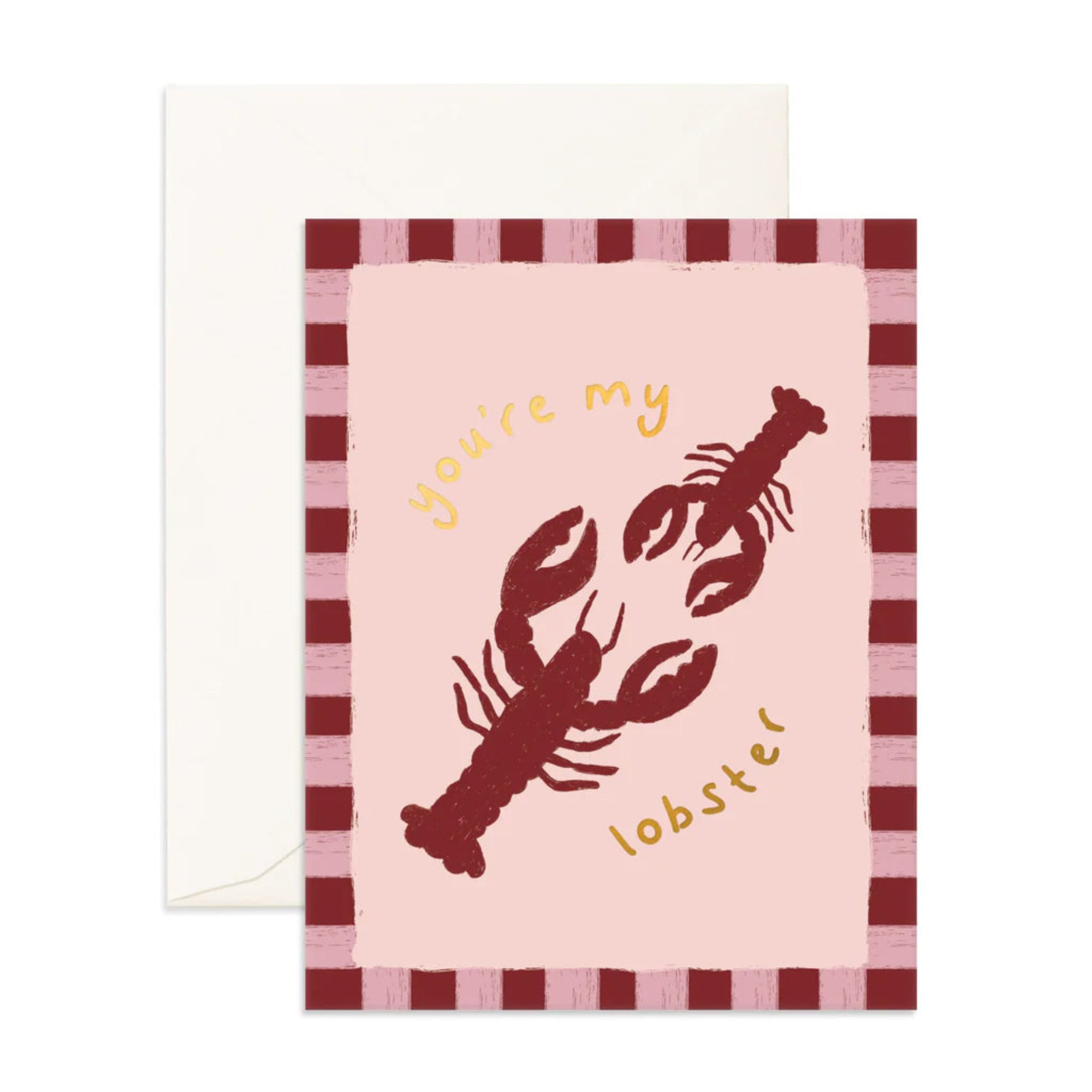 Greeting Card You're My Lobster