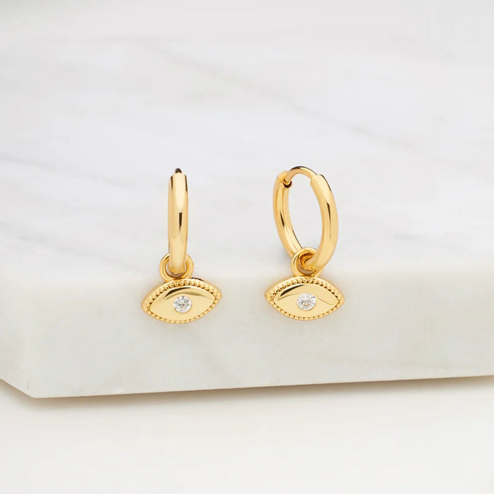 Evil Eye Earring Gold