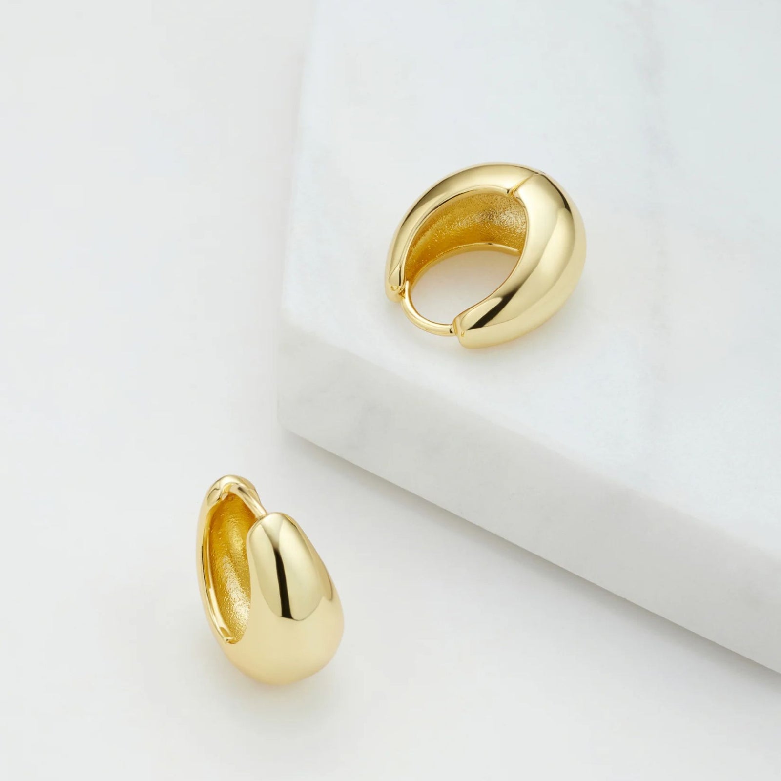 Steph Hoop Gold Large