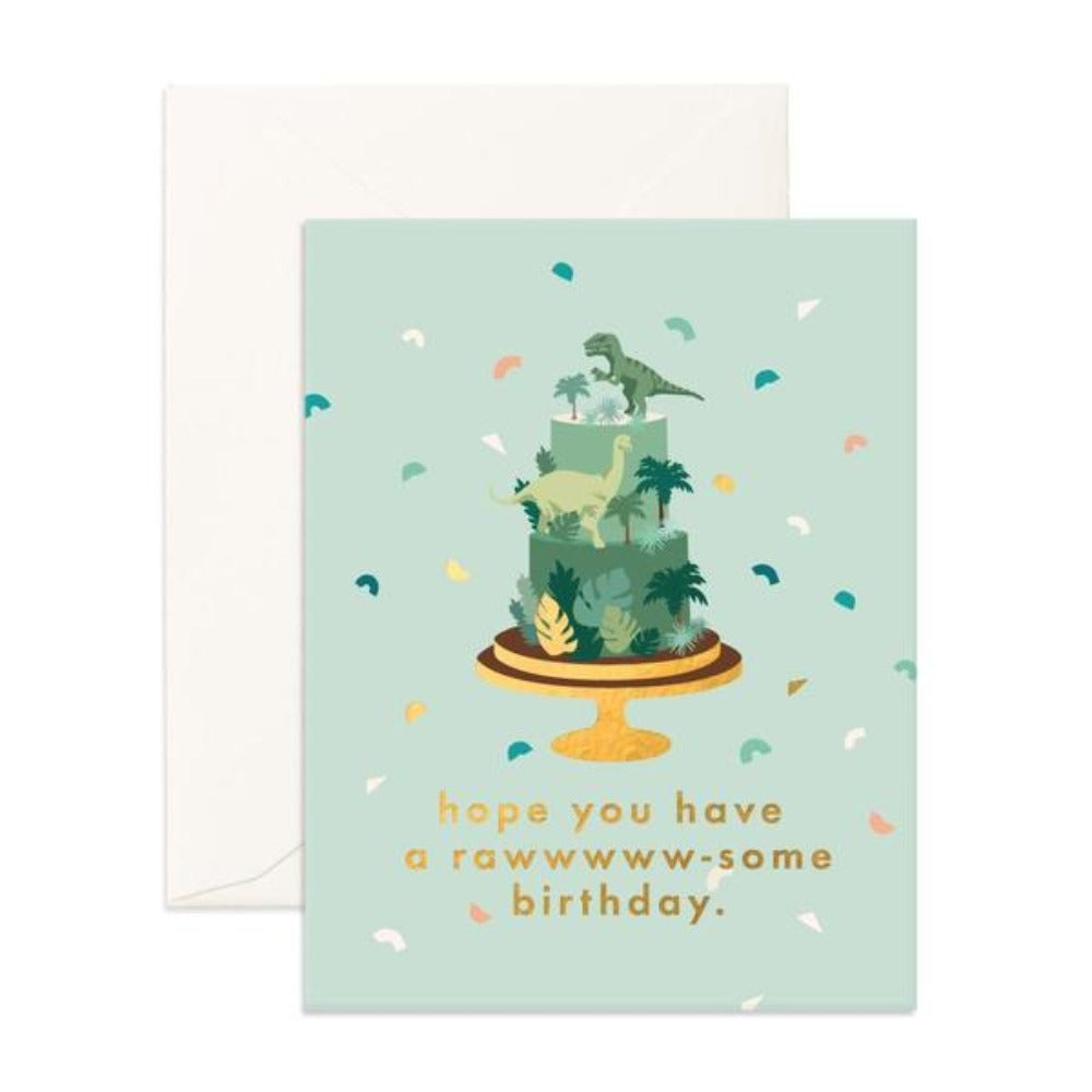 Greeting Card Raw-some Birthday