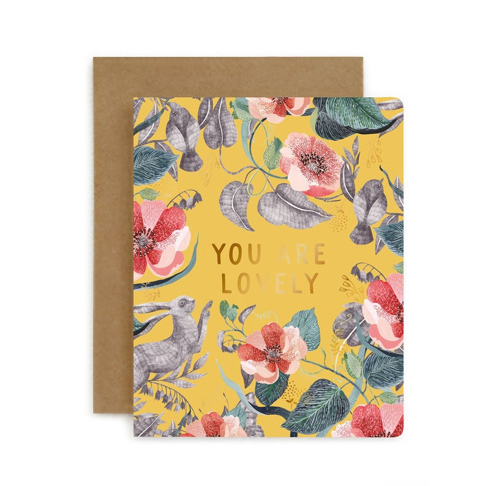 Greeting Card Blomstra You Are Lovely