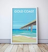 Gold Coast Main Beach Jetty Print