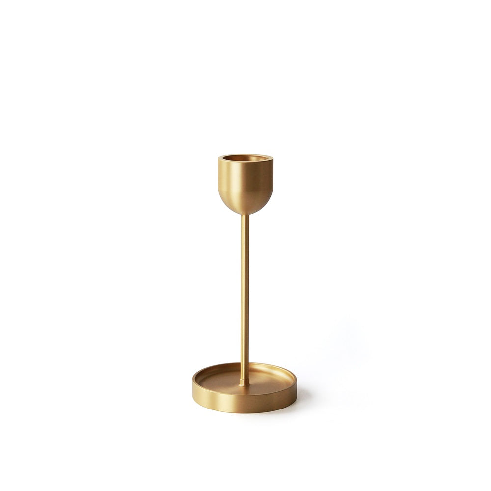 Head Over Heels Brass Candle Holder