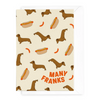 Many Franks Greeting Card