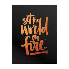 Print - Fire - Oxley and Moss