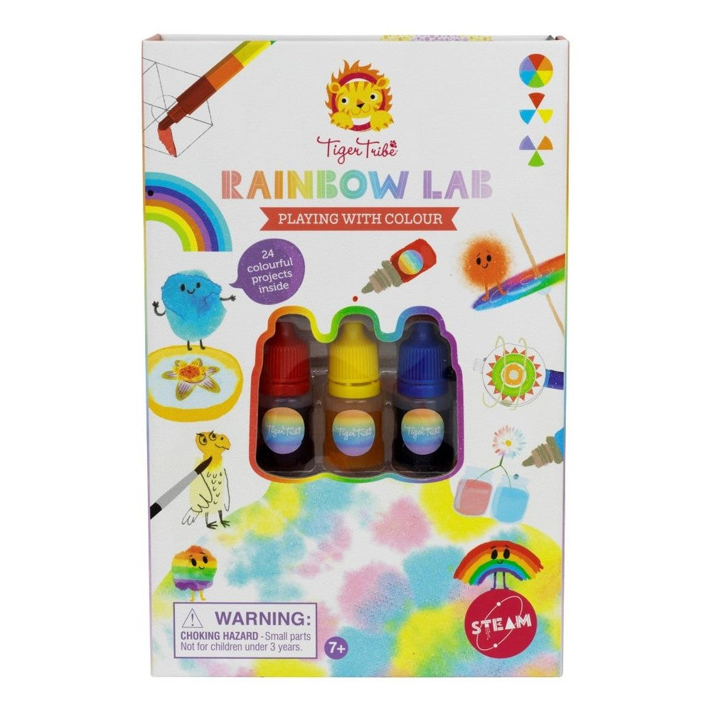 Rainbow Lab Playing With Colour