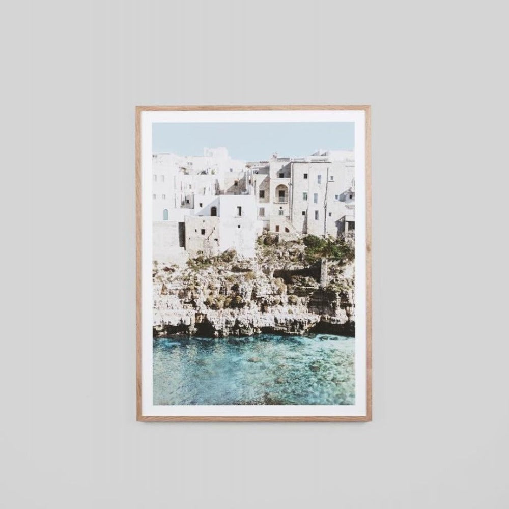 Amalfi Village Framed Print