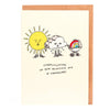 Greeting Card Rainbow Baby