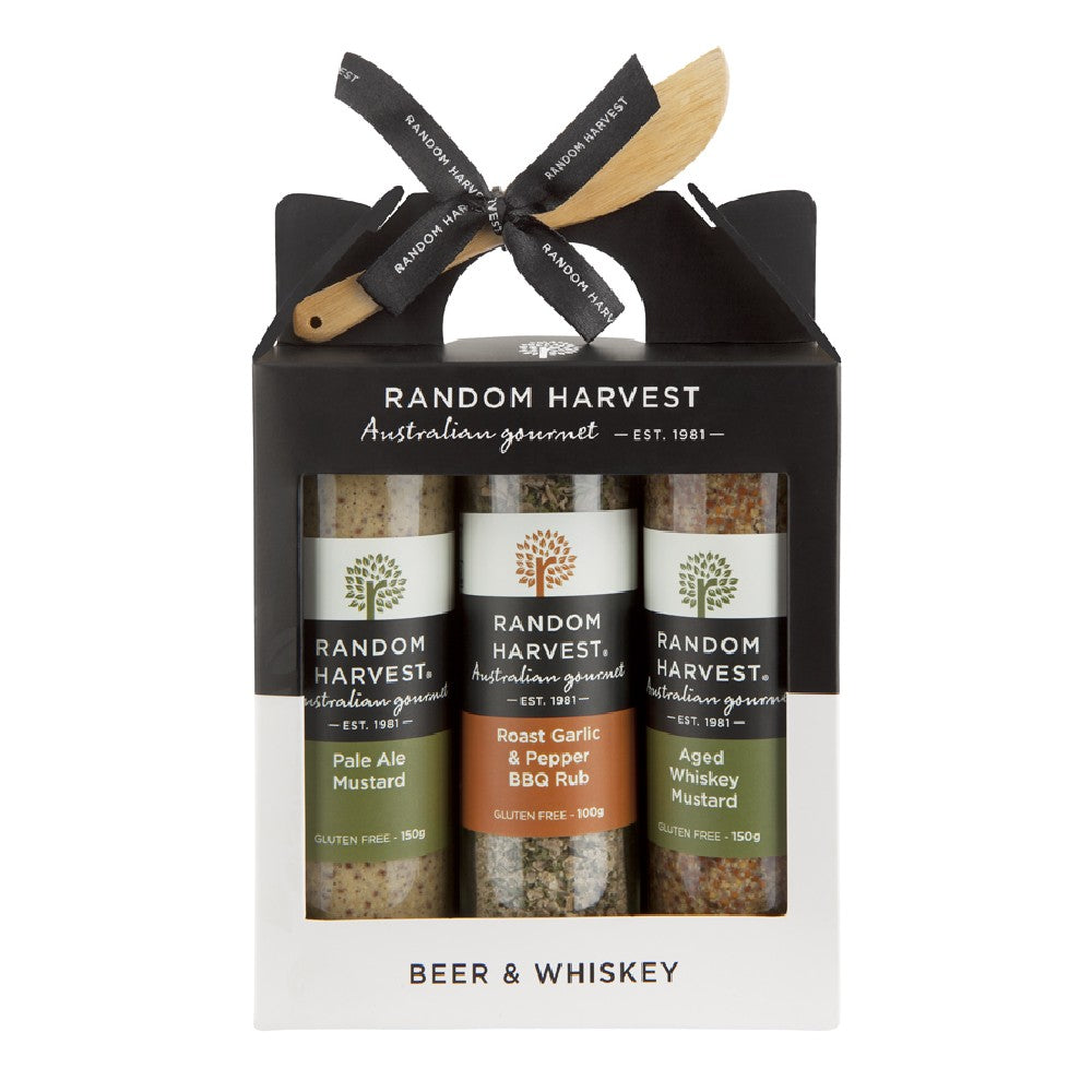 Beer and Whiskey Mustard Carry Case