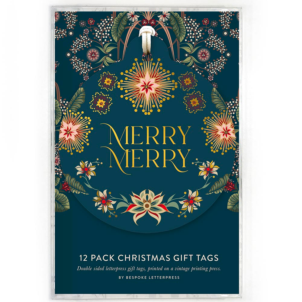 Kaleidoflora Bauble Tags 12pk