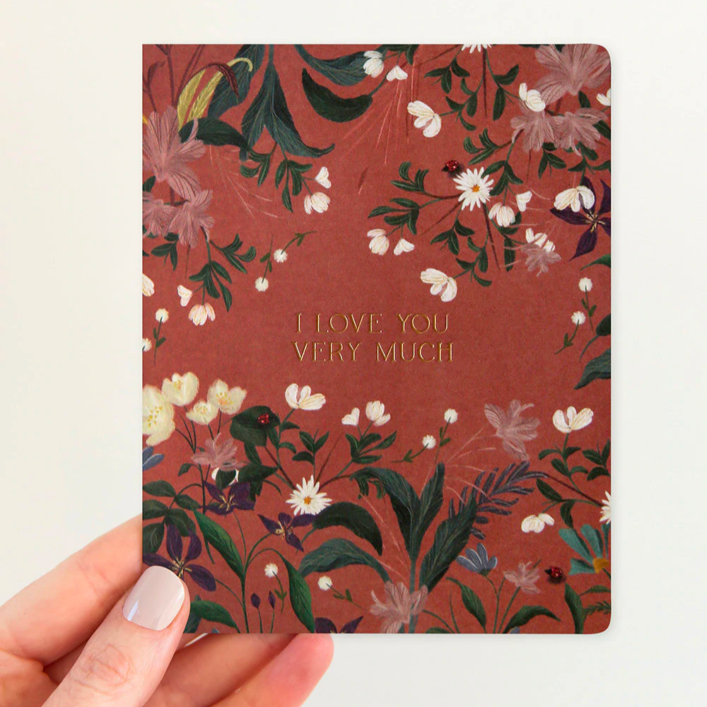 Greeting Card Folk I Love You Very Much