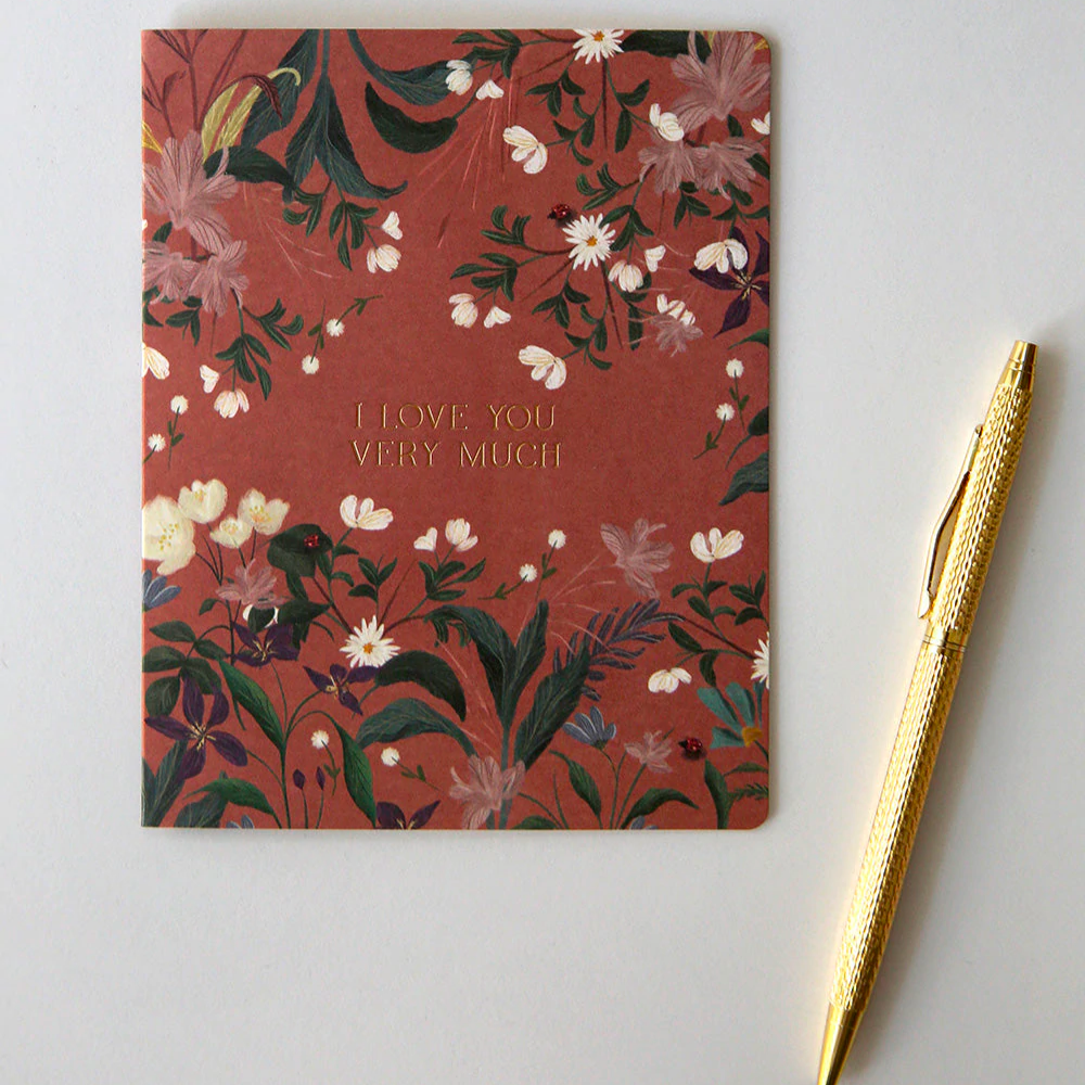 Greeting Card Folk I Love You Very Much