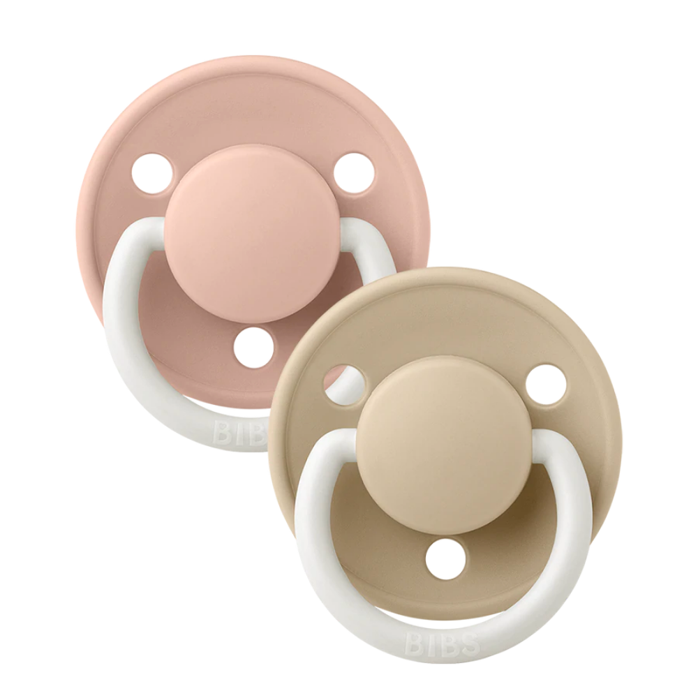 BIBS 'De Lux GLOW' Pacifier Double Pack