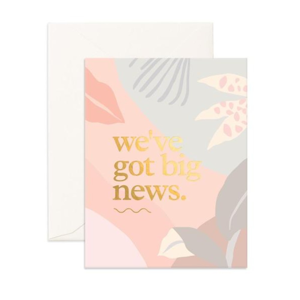 Greeting Card Big News